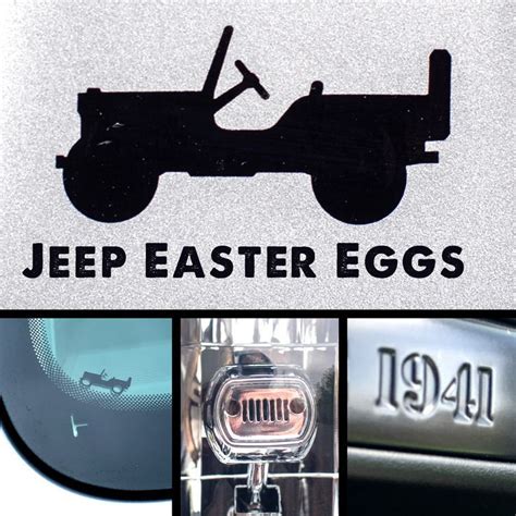 Did You Know Popular Rare Jeep Easter Eggs To Blow Your Mind Jeep