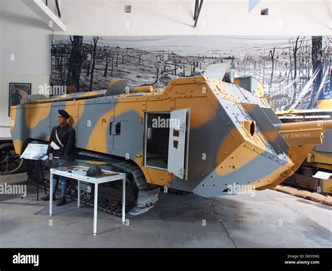 Saint Chamond in the tank museum, Saumur, France, pic-3 Stock Photo - Alamy