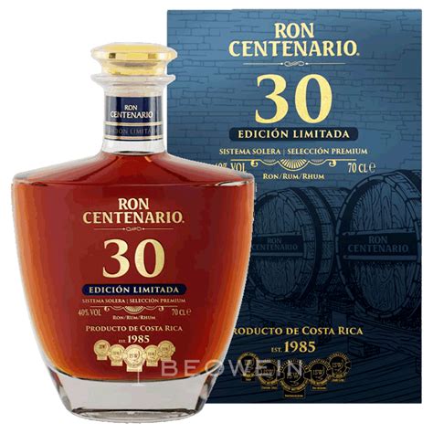 Ron Centenario Anos Edici N Limitada L Buy At Beowein Shop