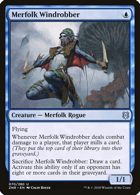 Merfolk Windrobber · Zendikar Rising Znr 70 · Scryfall Magic The