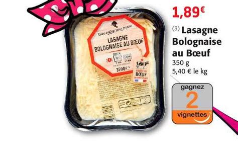 Promo Lasagne Bolognaise Au B Uf Chez Colruyt Icatalogue Fr