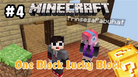 One Block Lucky Block Minecraft Pocket Edition PART 4 YouTube