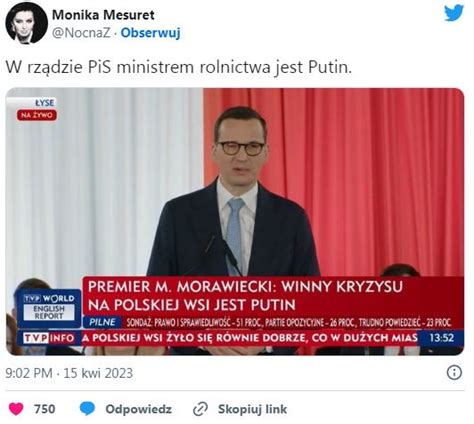 W rządzie PiS ministrem rolnictwa jest Putin Wieniawa