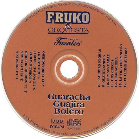 Melodias De Colombia Fruko Orquesta Guarachas Guajiras Y Boleros