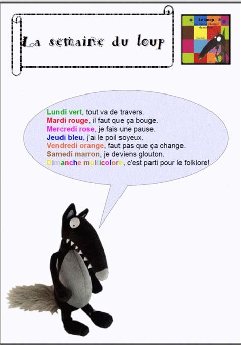 Le Loup Qui Voulait Changer De Couleur P Riode Ms La Maternelle