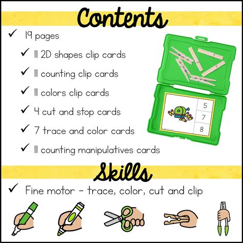 Back To School Fine Motor Activities And Task Cards Mini Pack Artofit