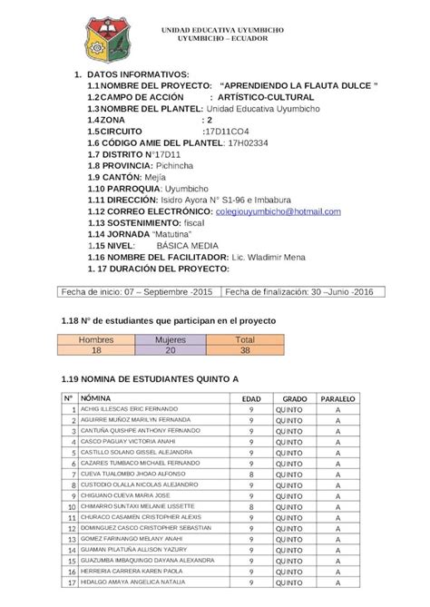 Docx El Proyecto Escolar Flauta Dulce Dokumen Tips