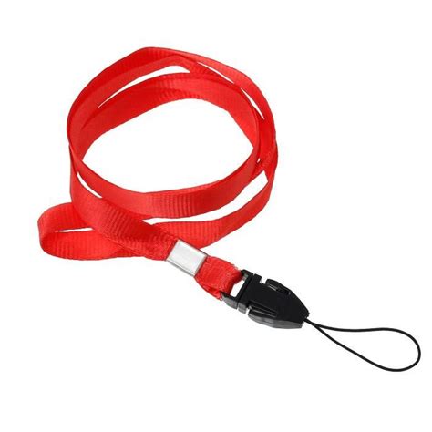 CKB Ltd 10x Rouge Cordons Pour Badge D identification Avec Clip À