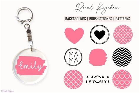 Free Round Keychain Svg For Cricut Backgrounds And More