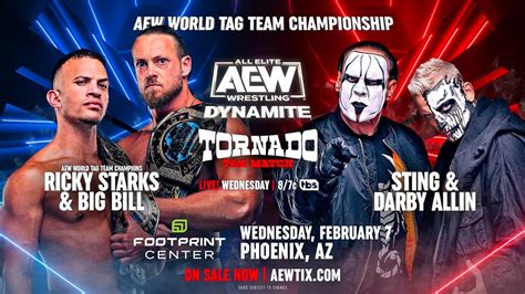 Tornado Tag Team Title Match Em Destaque No Dynamite