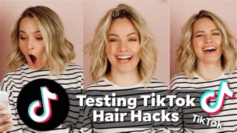 Hairstylist Tests Tik Tok Hair Hacks Shocked By The Results Kayley Melissa Youtube