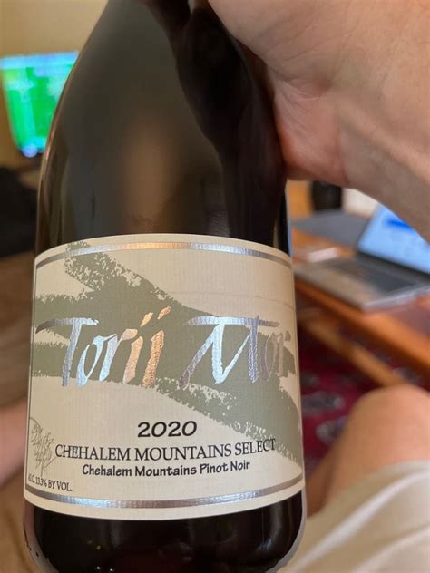 2020 Torii Mor Pinot Noir Chehalem Mountains Select Usa Oregon