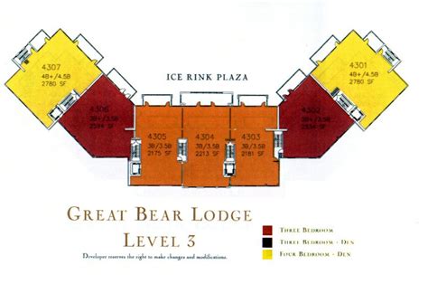 Northstar Village Great Bear Lodge Floorplans • Northstar Real Estate