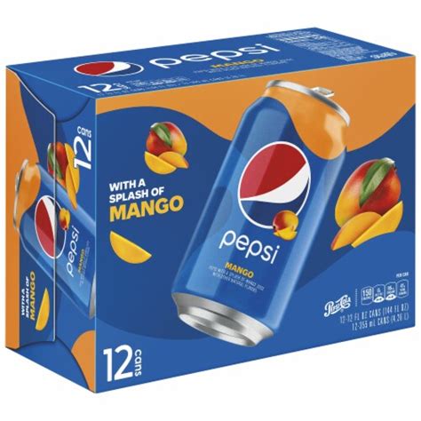 Pepsi Splash Of Mango Cola Soda Cans Fl Oz Kroger