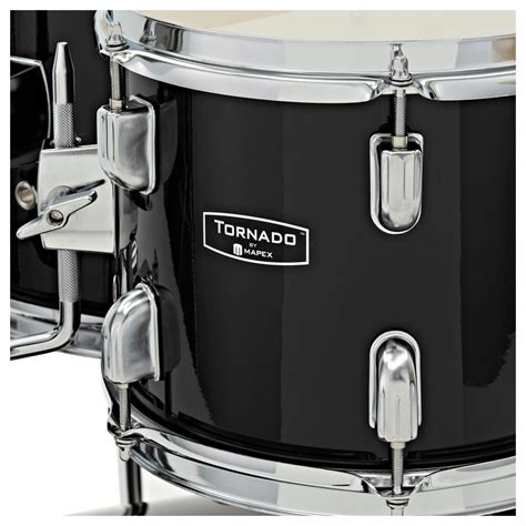 Mapex Tornado III 22 Rock Fusion Drum Kit Black Na Gear4Music