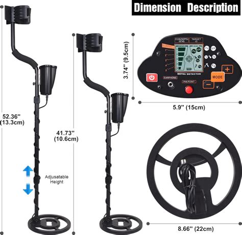 Professionele Metaal Gouddetector Met LCD Display Metaaldetector Voor