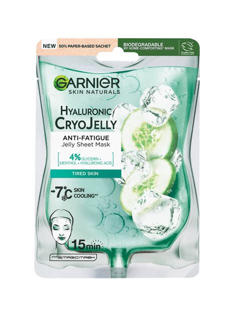 Garnier Gesichtsmaske Hyaluronic Cryo Jelly Face Mask Pinkpanda De