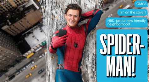 Tom Holland Covers ‘entertainment Weekly As Spider Man Magazine