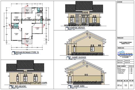 Download Gambar Kerja Rumah 2 Lantai Lengkap Dwg Format To Pdf Imagesee