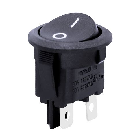 Automotive Spst Rocker Switches Terminals Illuminated On Off Position