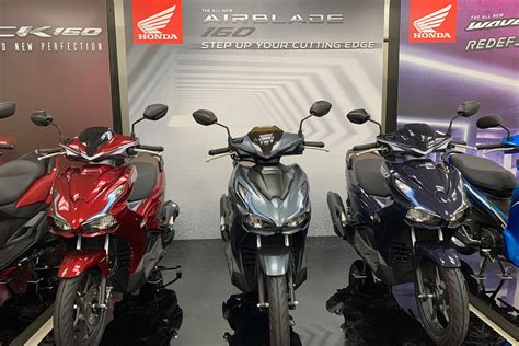 Honda PH targets 40K sales for Airblade 160, Click 160