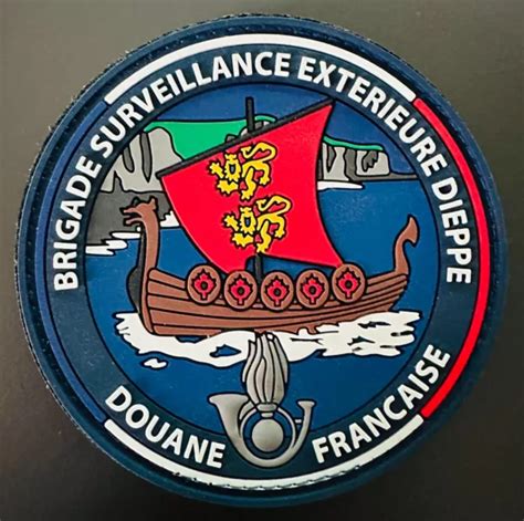 ECUSSON DOUANE BSE Dieppe Normandie Patch de Collection Obsolète