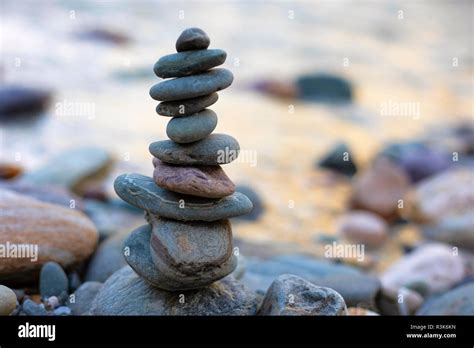 Stone art arrangement, Jispa, Himachal Pradesh, India Stock Photo - Alamy