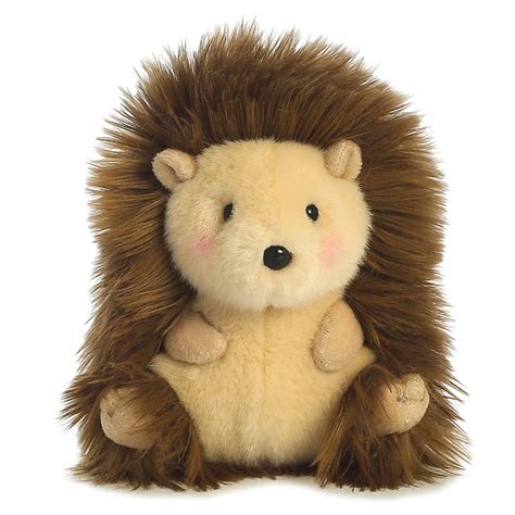 Aurora World 16812 Happy Hedgehog Rolly Pets Plush Toy (Beige/Brown/Pink) – TopToy