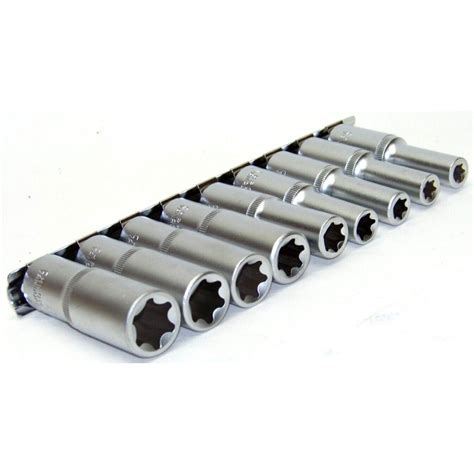 Pcs Deep E Torx Star Female Bit Socket Set Drive E E