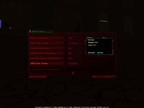 Two New HUD Color Schemes Image Hardcore DX Mod For Deus Ex ModDB