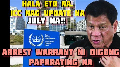 ICC NAG UPDATE NA SA ARREST WARRANT NI DEE GONG 100 NA HUHULIHIN SILA