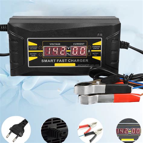 Buy Full Automatic Car Battery Charger 110v220v To 12v 6a Smart Fast Power Charging Car