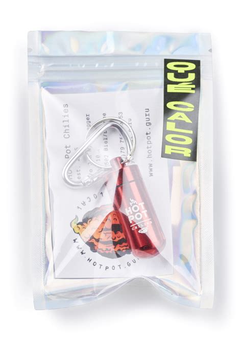 Schlüsselanhänger Keychain Special Chilipulver Rot Hot Pot Chilies
