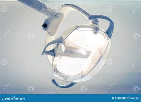 Dentist Lamp Isolated Dentist Light Lamp In Dental Clinic Stock