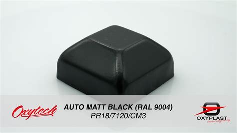 RAL 9004 AUTO MATT BLACK — Oxytech Powder Coatings