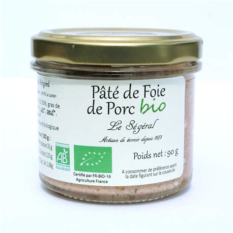 Pâté de Foie de Porc Bio 90g Le Ségéral