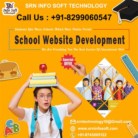 School Website Design & Developments @ 4,999/- – SRN INFO SOFT TECHNOLOGY- Website Design, Web ...