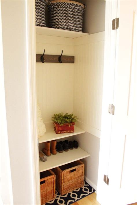 18 Coat Closet Organization Tricks For Busy Families Closet Remodel