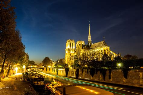 architecture, Cities, France, Light, Towers, Monuments, Night, Panorama, Panoramic, Paris, Urban ...