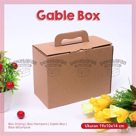 Jual BOX JINJING BOX HAMPERS GABLE BOX BOX TOPLES BISA DITUMPUK