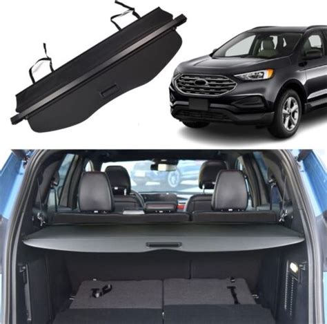 Trunk Cargo Cover For Ford Edge Black Accessories Rear