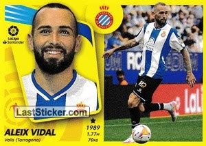 Sticker Aleix Vidal Bis Colecciones Este Spanish Liga