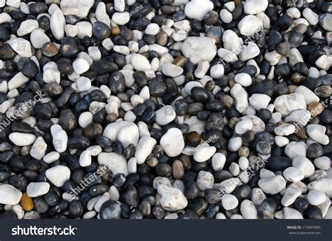 Black And White Pebbles Stock Photo 173947895 : Shutterstock