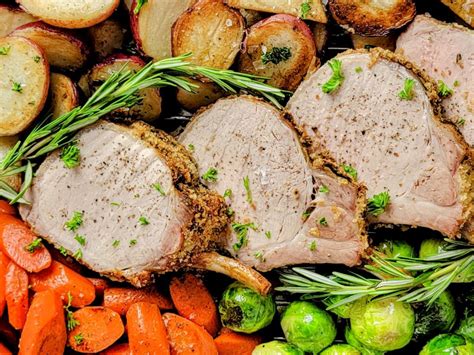 How To Make Pork Rack Roast With Garlic Rosemary And Thyme