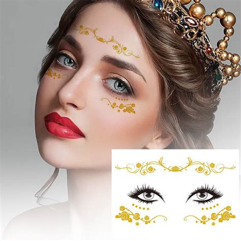 CFXNMZGR Pro Beauty Tools Tattoo Accessories Temporary Face Tattoo ...