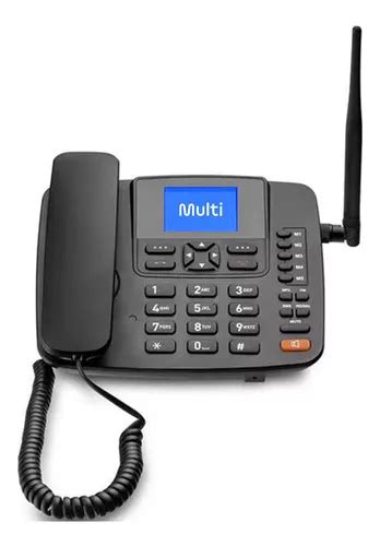 Telefone Celular Rural De Mesa 4g Wi Fi Multilaser Re506 Preto