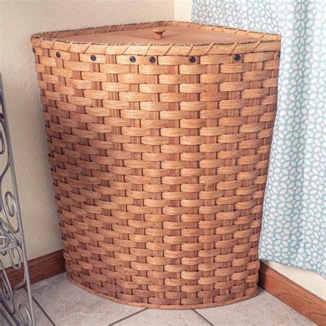 Hampers Amish Woven Laundry Wicker Hamper Baskets With Lids