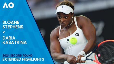 Sloane Stephens V Daria Kasatkina Extended Highlights Australian Open