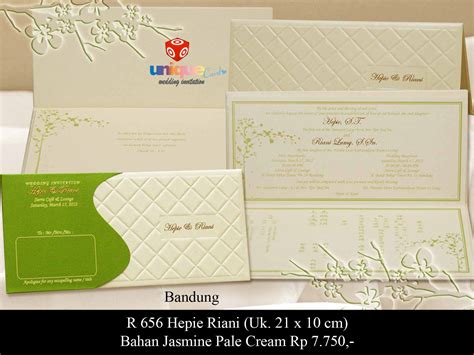 Undangan Pernikahan Hepie Riani Unique Card Wedding Invitation