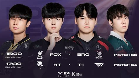 Bình Luận Tiếng Việt Fox Vs Bro Kt Vs T1 Tuần 6 Ngày 3 Lck Mùa